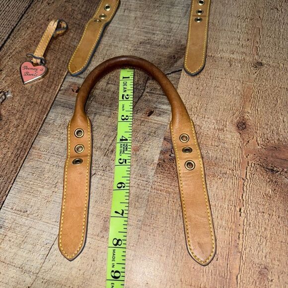 Dooney Bourke satchel replacement straps / handles
And bag charm - Picture 8 of 9